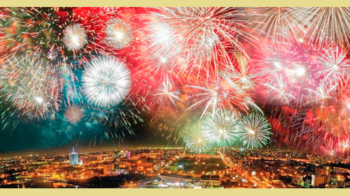Салют на Новый год 2020 салют на Новый год 2020
